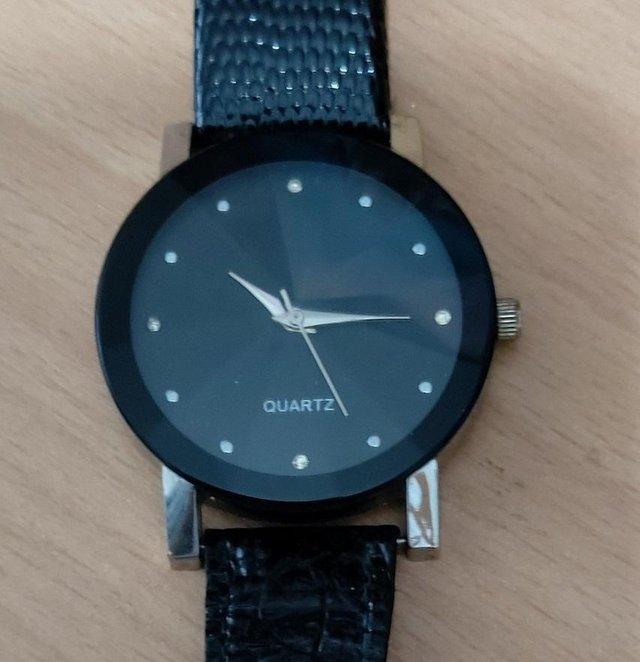 Preview of the first image of Smart Stylist Black Quartz Watch.