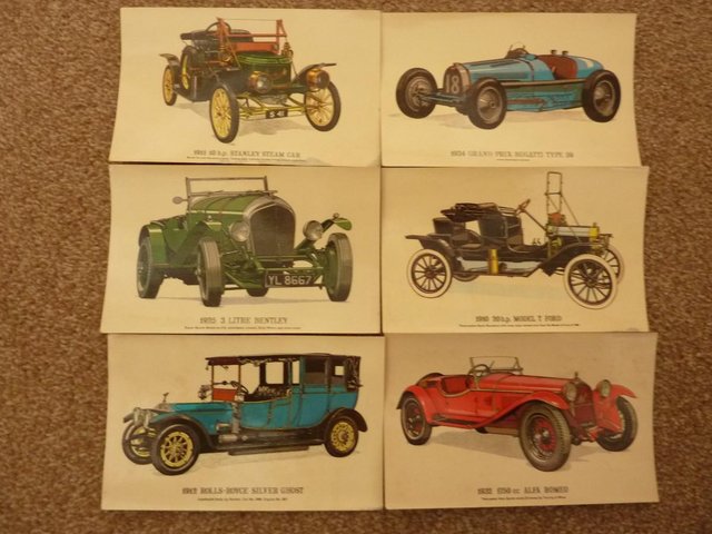 Preview of the first image of Postcards of Vintage Cars for Collectors.