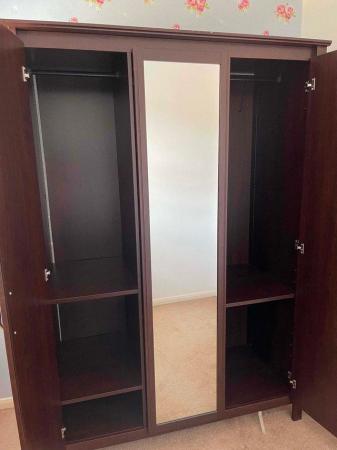 Image 3 of IKEA BRUSALI Wardrobe with 3 Doors