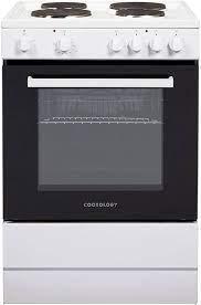 Preview of the first image of COOKOLOGY 60CM WHITE SOLID HOT PLATE COOKER-62L OVEN-FAB.
