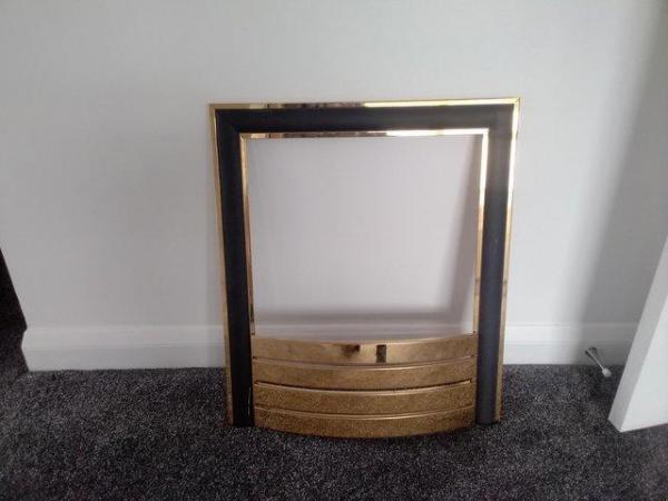 Image 2 of Paragon brass standard size fire trim excludes magnets