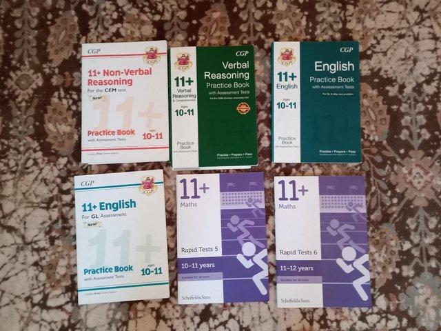 Preview of the first image of Practice Books for 11+ Exams (Maths, Engish, Verbal, Non ver.