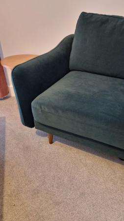 Image 3 of Snug The Rebel Forest Green Snuggler Armchair 1.5 Seat Sofa