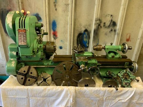 Image 1 of 1950 Myford ML7 Lathe With Tri-Leva Speed Select