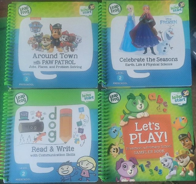 Preview of the first image of 4 Leap Frog, Leap Start Books - Used.