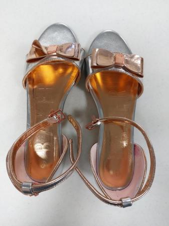 Image 2 of Ted Baker silver and gold sandals