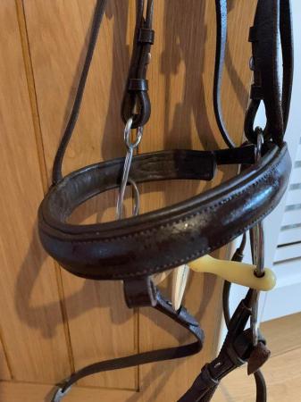 Image 3 of Brown leather bridle