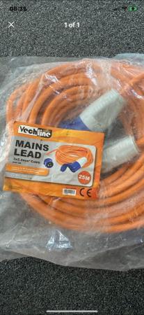 Image 1 of Vechline electric hook up cable 25 meter