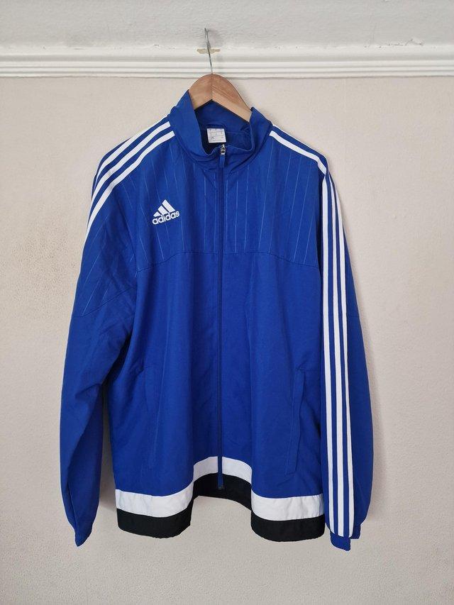 Preview of the first image of Adidas Tiro 15 Presentation Suit Jacket XL Duisburg Germany.
