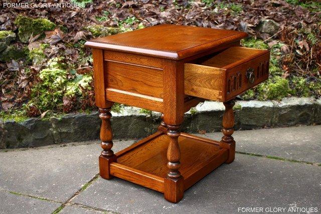 Image 78 of OLD CHARM LIGHT OAK PHONE LAMP TABLE BEDSIDE CABINET STAND