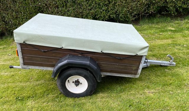 Image 3 of Car trailer, 5‘ x 3‘ in good condition