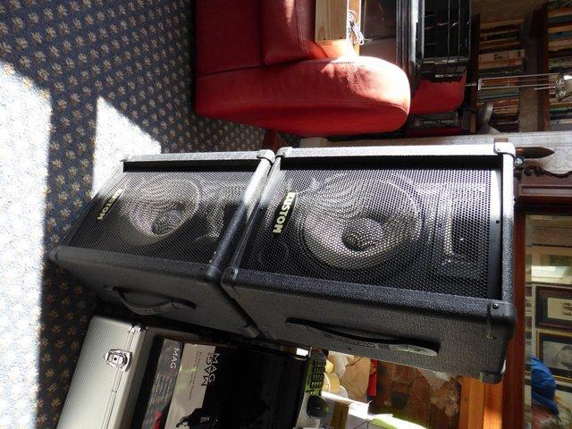 Preview of the first image of PA SPEAKERS . KUSTOM KSC10 120W PA SPEAKERS.