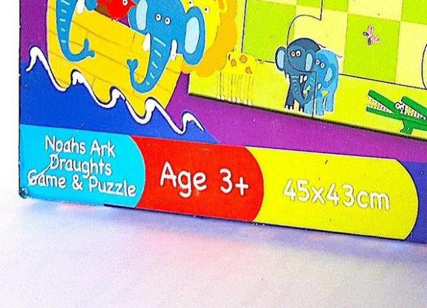 Image 4 of PUZZLE and DRAUGHTS GAME for CHILDREN 3 + yrs