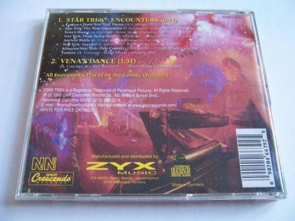 Image 2 of Star Trek Encounters Neil Norman & his Cosmic Orchstr CD Sin
