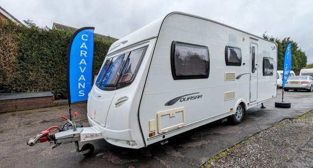 Preview of the first image of *NOW SOLD* LUNAR QUASAR - 2011 6 BERTH CARAVAN W/ MOVER.