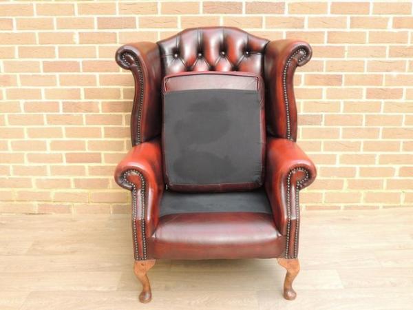 Image 16 of Chesterfield Vintage Queen Anne Armchair (UK Delivery)
