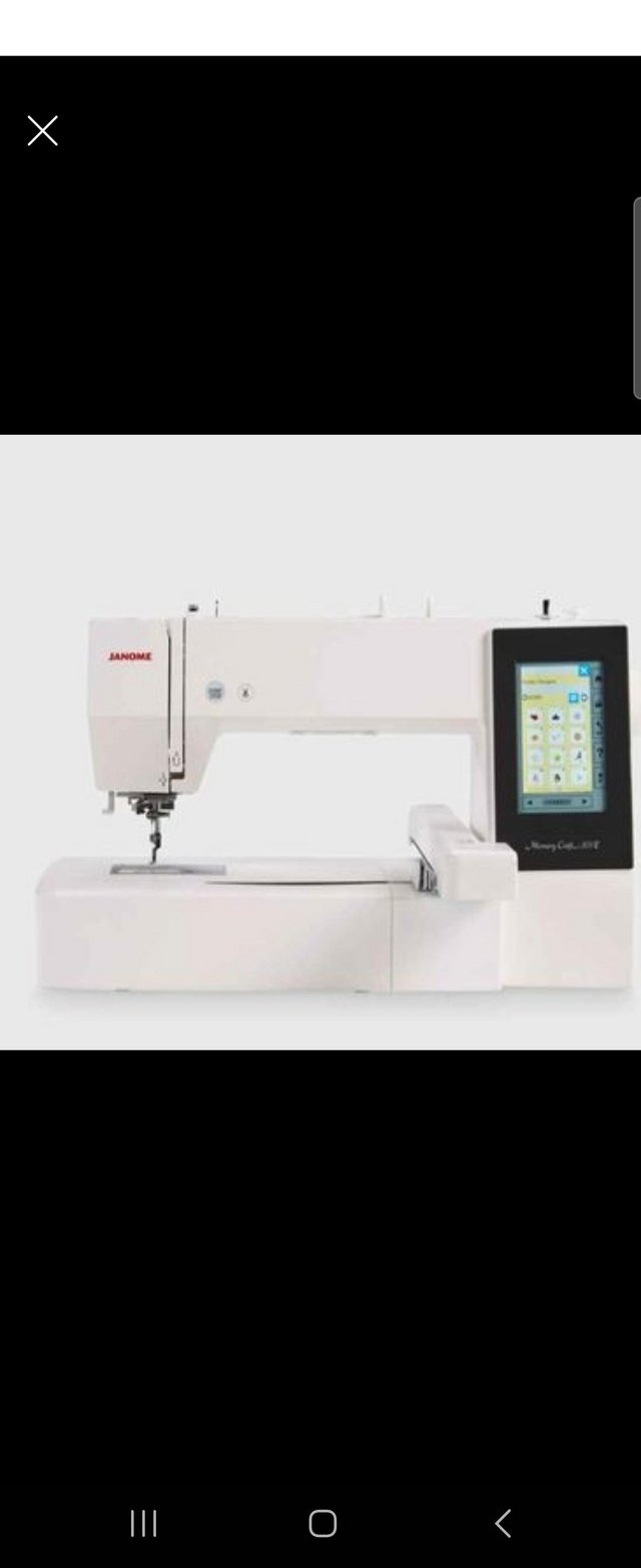 Preview of the first image of Janome 500e Embroidery Machine.