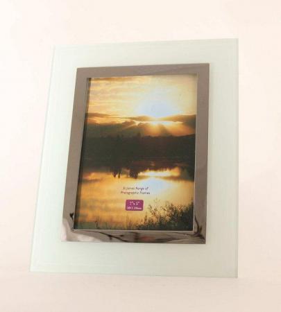 Image 2 of GLASPHOTO FRAMES  SEVEN X FIVE AND 3 & HALF X FIVE INCHES