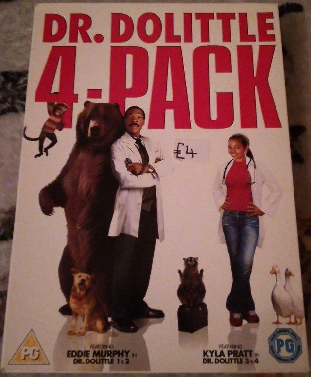 Preview of the first image of Dr Doolittle 4 Film Collection DVD Box Set.