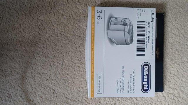 Image 1 of Delonghi deep fryer filters boxed as new