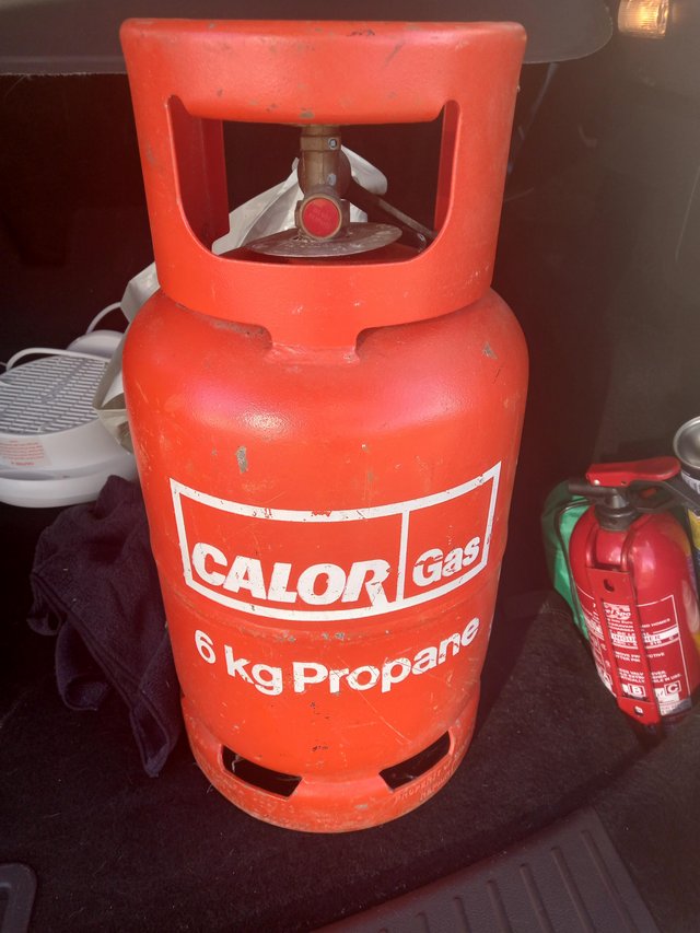 Preview of the first image of Gas bottle for sale.Almost full only  used twice.