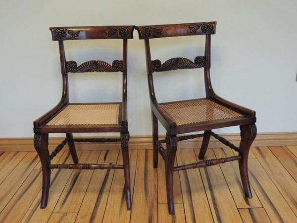 Image 8 of Pair of Regency Antique Chairs (UK Delivery)