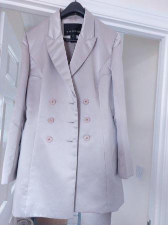 Image 3 of Oyster coloured dress/jacket/skirt/trousers