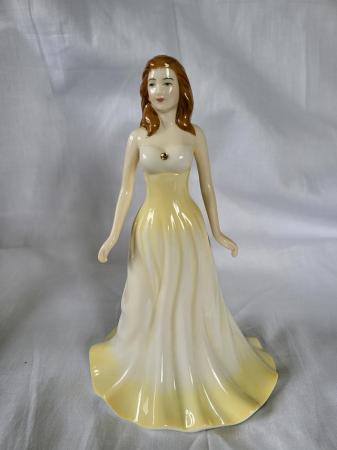 Image 2 of Royal Doulton Figurine Gemstone collection June Pearl