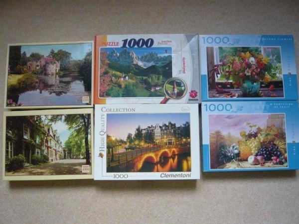 Image 1 of Jigsaws - six, 1000 pieces, adult