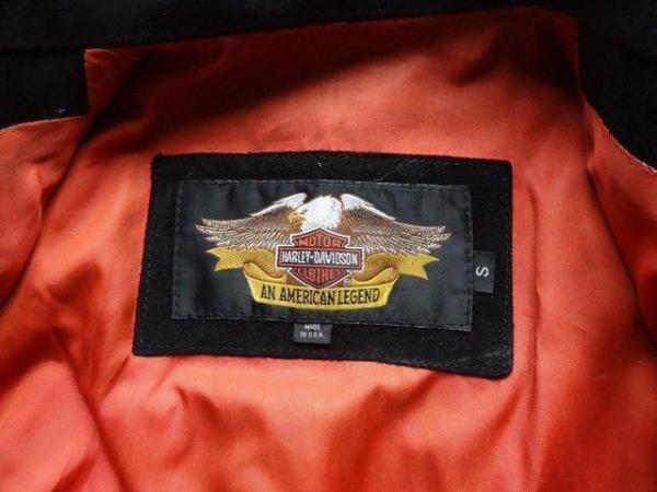 Image 3 of Harley Davidson tasseled 60’s style suede jacket