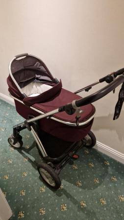 Image 3 of Mamas and Papas Solo Pushchair carrycot & rain cover