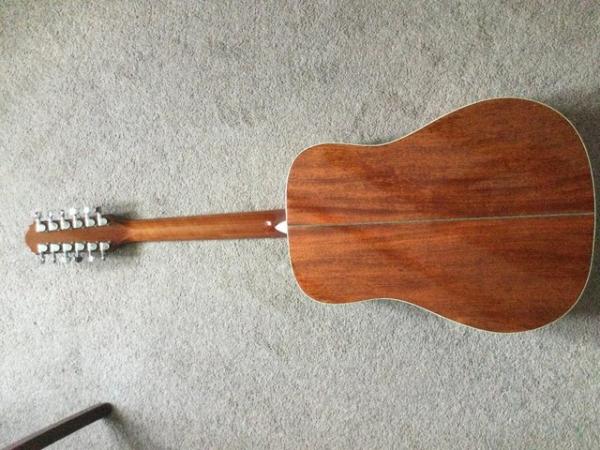 Image 2 of Crafter 12 string guitar with hard case