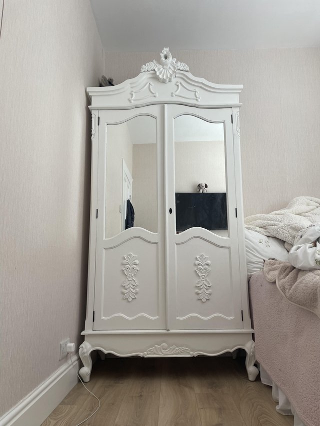 Preview of the first image of Shabby chic French style tolouse wardrobe.