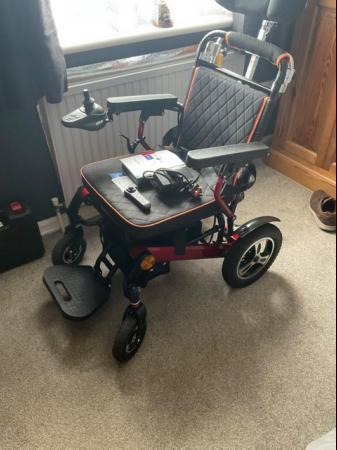Image 1 of Remote control, reclining Electric Wheelchair.Lithium
