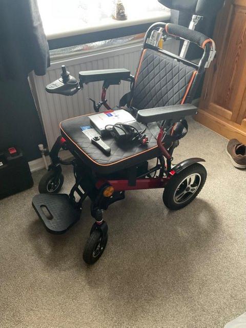 Preview of the first image of Remote control, reclining Electric Wheelchair.Lithium.