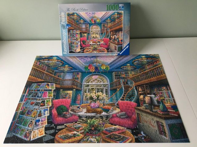 Preview of the first image of Ravensburger 1000 piece jigsaw titled The Book Palace..