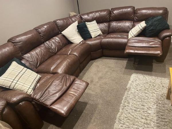 Image 2 of DFS Daytona 4 Seater Curved Power Plus Double Recliner