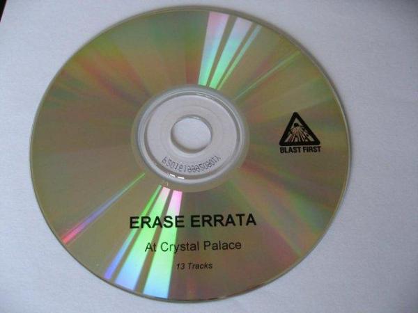 Image 1 of Erase Errata – At Crystal Palace – CD Album – Disc ONLY - Bl