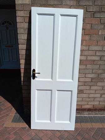 Image 1 of 6xinternal pine doors with handles hinges etc