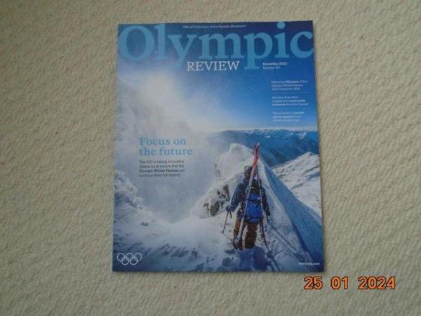 Image 1 of December 2023 "Olympic Review" magazine, IOC publication
