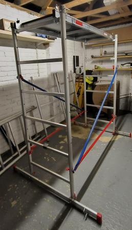 Image 1 of DIY Scaffold Tower - Aluminium - Quick Assembly 6m Height