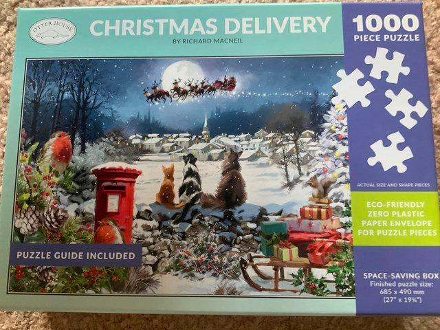 Preview of the first image of Christmas Delivery jigsaw puzzle.