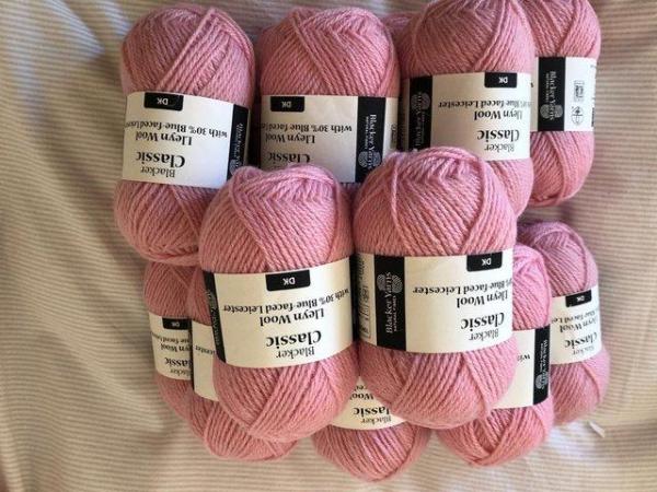 Image 2 of Blacker Classic DK Pink Yarn 100% British Wool