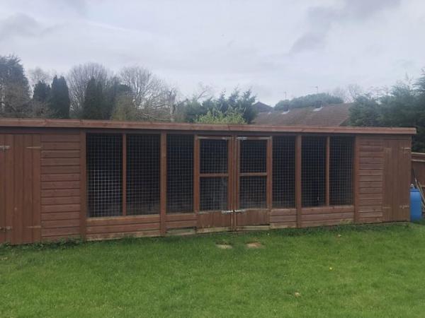 Image 1 of 24ft Dog Kennel And Run
