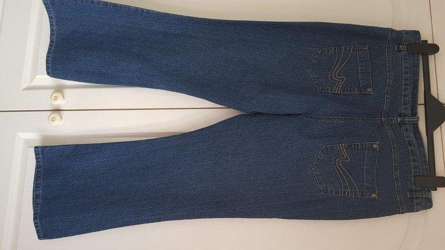 Image 3 of Debenham Blue Bootcut Stretch Jeans