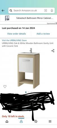 Image 3 of Vanity unit with sink brand new