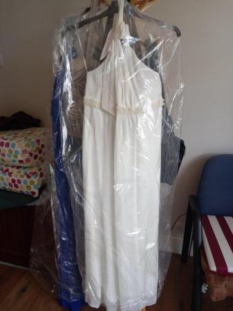 Image 2 of Cool off-white long dress New, size 12