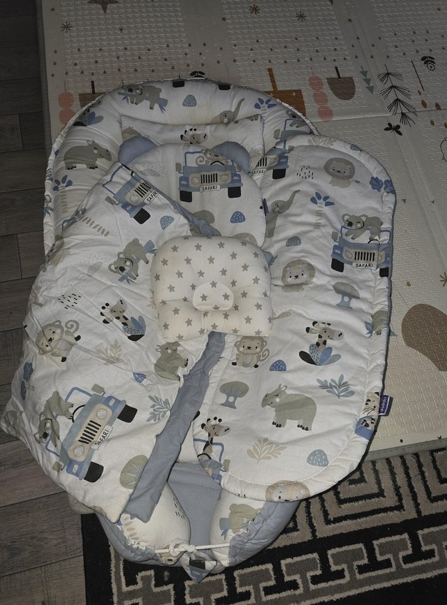 Preview of the first image of Baby nest with new born pillow.
