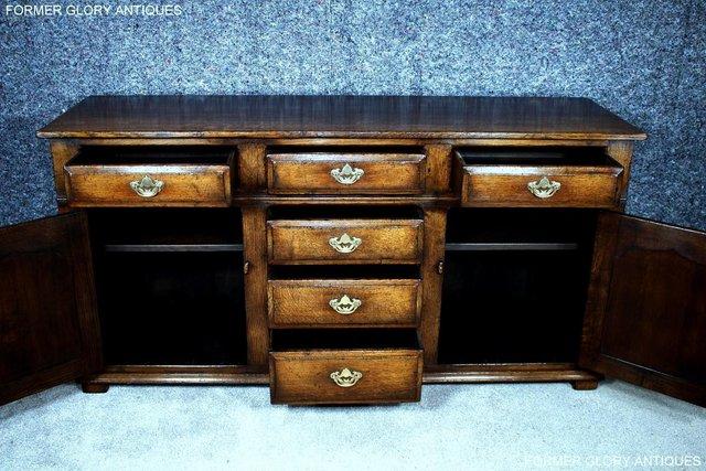Image 102 of TITCHMARSH AND GOODWIN OAK DRESSER BASE SIDEBOARD HALL TABLE