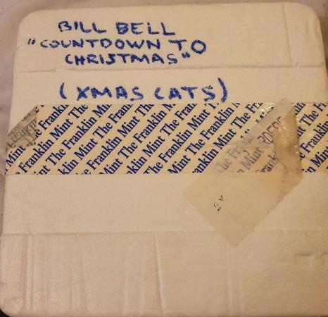 Image 3 of Bill Bell Countdown To Christmas Porcelain Plate